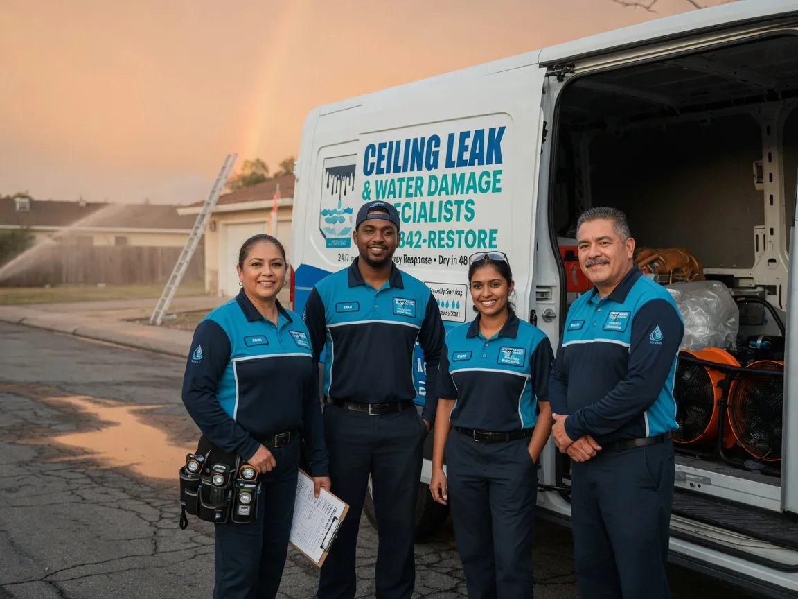 Ceiling Leak Cleanup company in Ottine, TX