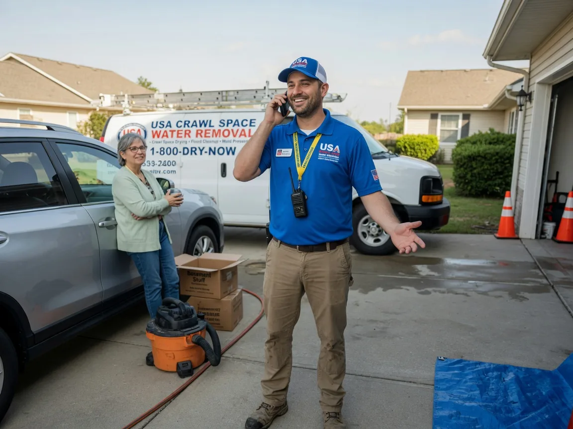 Crawl Space Water Removal Ottine, TX FAQs